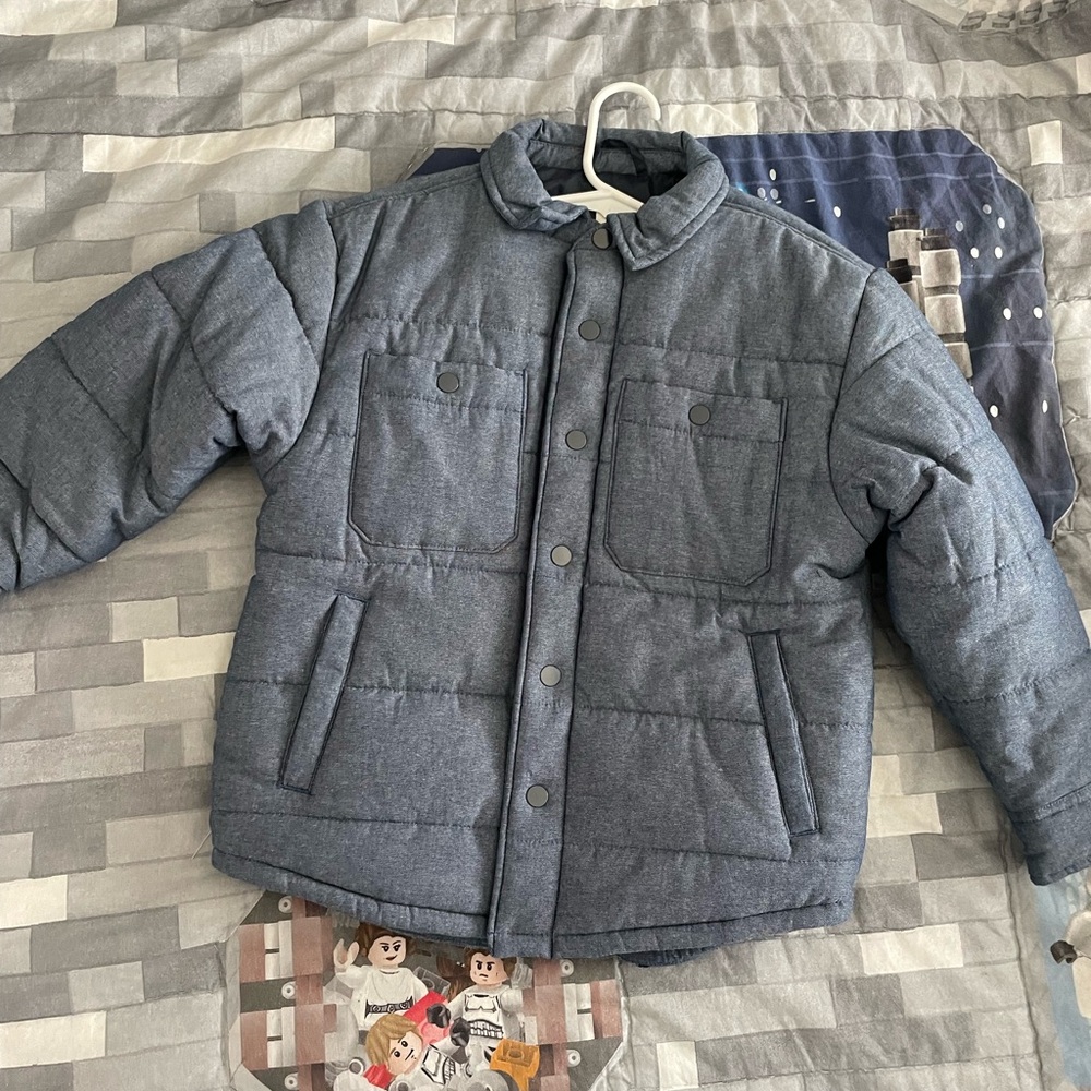 Stylish Kids Gray Puffer Jacket